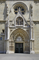 Cathedral of St. Stephen in Zagreb. Croatia