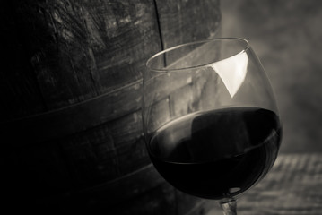 red wine tasting - cream tone style image