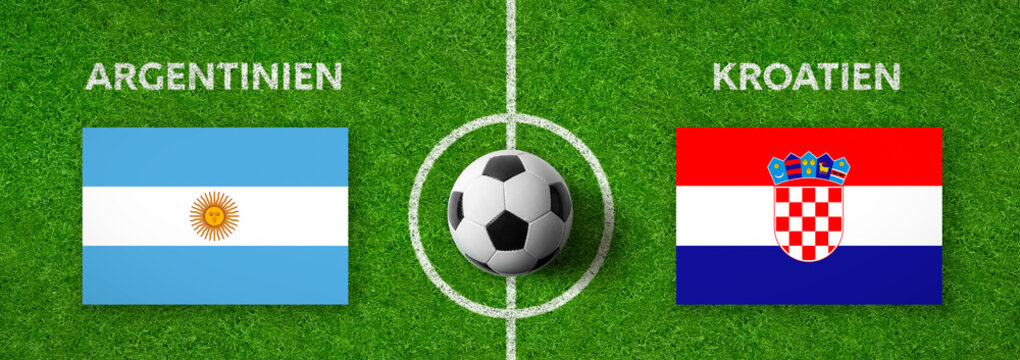Fußball - Argentinien gegen Kroatien
