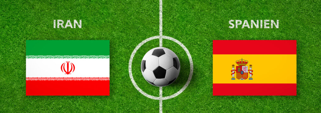 Fußball - Iran gegen Spanien
