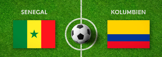 Fußball - Senegal gegen Kolumbien
