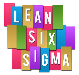 Lean Six Sigma Colorful Stripes Group 