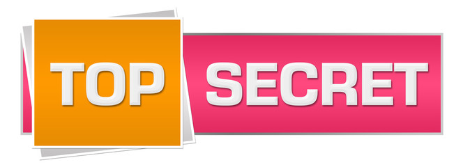Top Secret Pink Orange Horizontal 