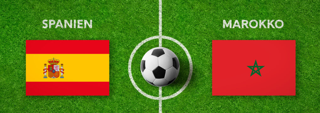Fußball - Spanien gegen Marokko