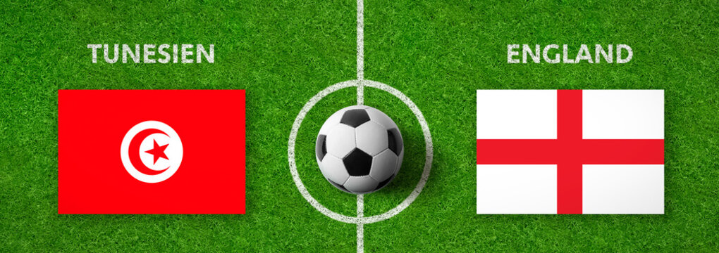 Fußball - Tunesien gegen England