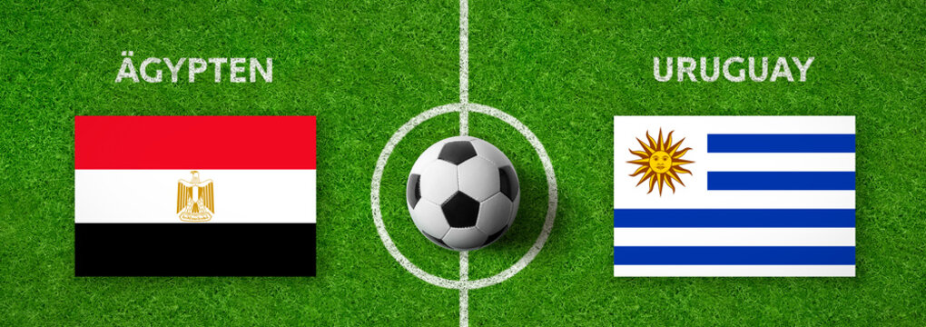 Fußball - Ägypten gegen Uruguay