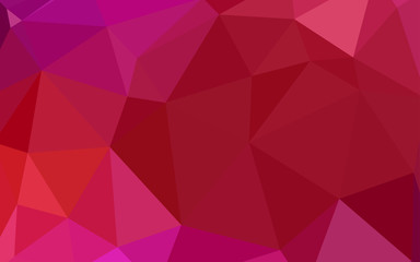 Light Red vector low poly texture.