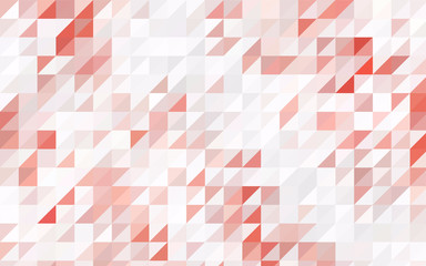 Light Blue, Yellow vector abstract pattern made up of colored triangles on white background.