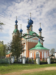 Fototapeta na wymiar Church of Dimitry on Blood in Uglich. Yaroslavl oblast. Russia