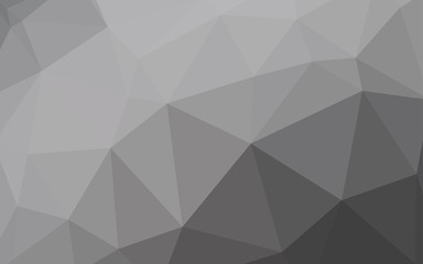 Light Gray vector abstract polygonal background.