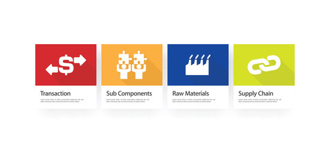 Business To Business Infographic Icon Set