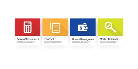 Analysis And Investment Infographic Icon Set