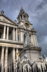 Fototapeta na wymiar St Paul Cathedral, London, Great Britain.