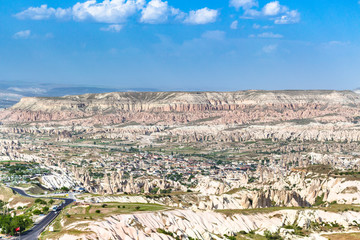 Fototapeta na wymiar mountain valley in Nevsehir Province in Cappadocia