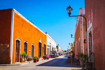 Valladolid, Yukatan, Mexico - obrazy, fototapety, plakaty