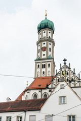 Fototapeta na wymiar SS Ulrich and Afra Church in Augsburg city