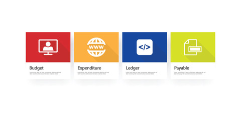 Content Management System Infographic Icon Set