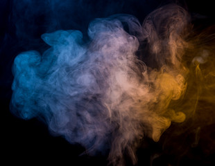 Abstrac smoke on a dark background