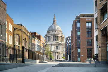 London cityscape with St.Paul's Cathedral.