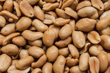 Background of roasted peanuts