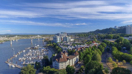 Aerial view of Portland, Oregon