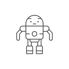 Robot line icon
