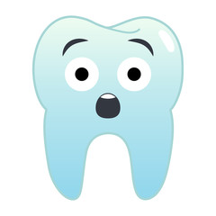 Zahn Emoji - staunend
