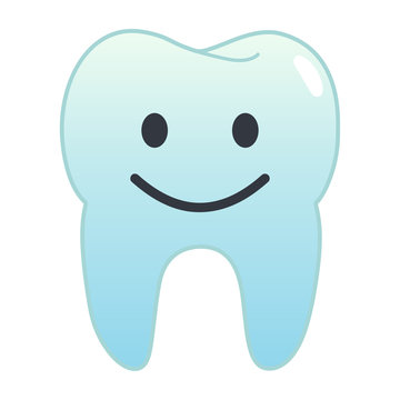 Zahn Emoji - freuend