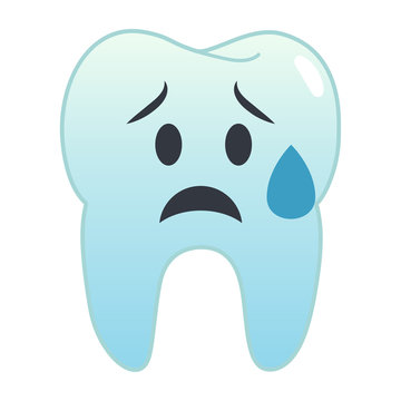 Zahn Emoji - traurig