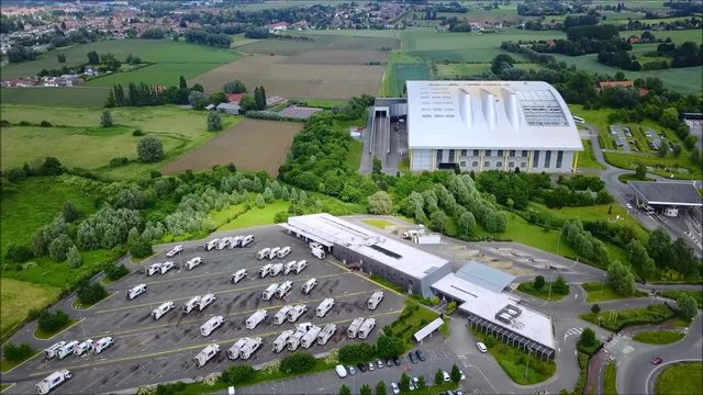 Site industriel de recyclage et traitement des d&eacute;chets