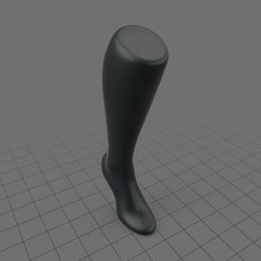 Mannequin leg and foot display