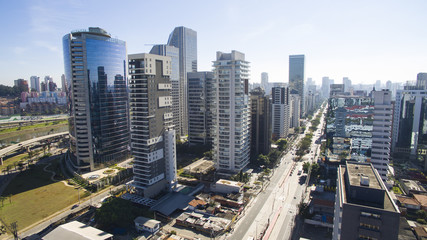 Grandes avenidas, avenida Doutor Chucri Zaidan, Sao Paulo Brasil, America do Sul