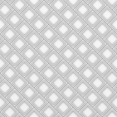 Seamless white wall with diamond pattern texture