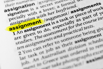 Highlighted English word 