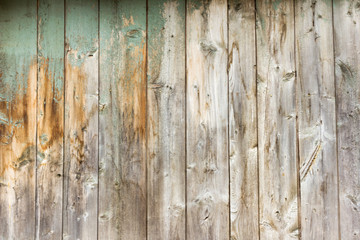 wooden background, old wooden wall with peeling paint