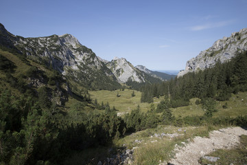 Fototapeta na wymiar Ammergauer Alpen