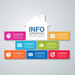 Vector infographic template for diagram, graph, presentation, chart, business concept with 8 options.