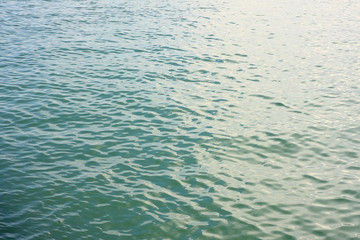 Beautiful green sea background.