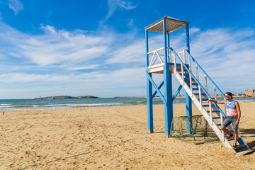 A boy posing from the city of Essaouira