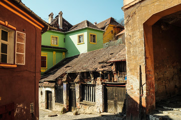 Fototapeta na wymiar Romania Sighisoara borgo