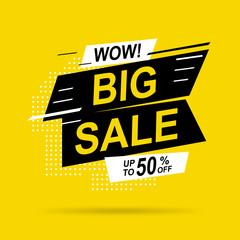 Sale banner template design