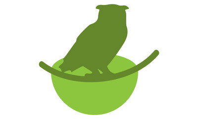 Eagle Owl Bubo Bubo Logo Design Eule Uhu