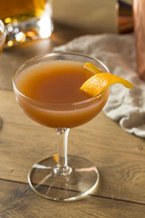 Homemade Smokey Blood and Sand Cocktail