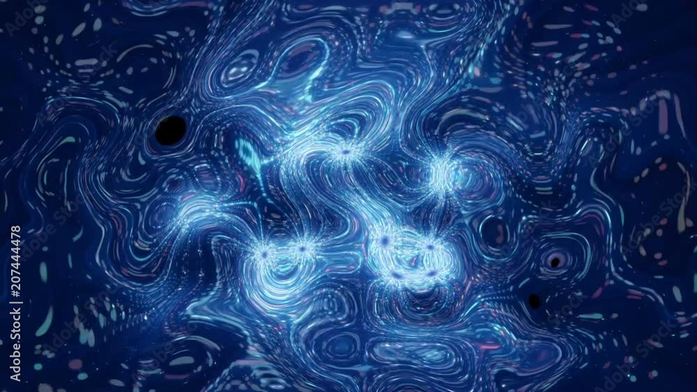 Poster abstract twists and prominences of bright particles. dynamic patterns of light spots