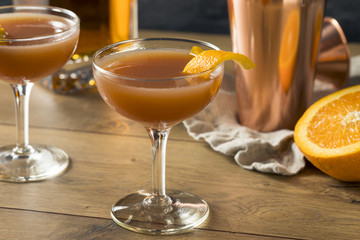 Homemade Smokey Blood and Sand Cocktail