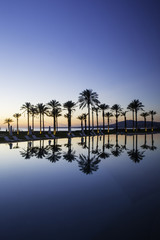 Obraz premium Mediterranean Sunset Sicily