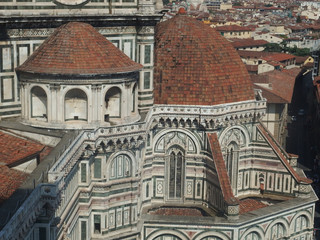 Obraz premium Włochy, Florencja - widoki z dzwonnicy przy katedrze Santa Maria del Fiore