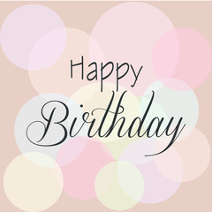 Happy Birthday Background