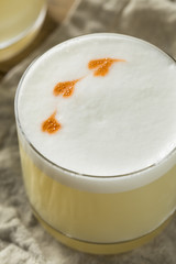 Homemade Pisco Sour Cocktail