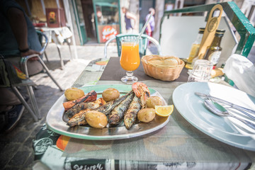 Seafoods in Lisbon